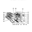 Viking Range VUWC140 wine cooler rack assembly diagram
