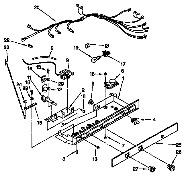 Whirlpool ED22TQXFN00 control diagram