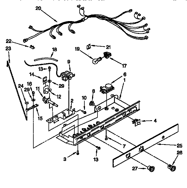Whirlpool ED25PQXFW00 control diagram