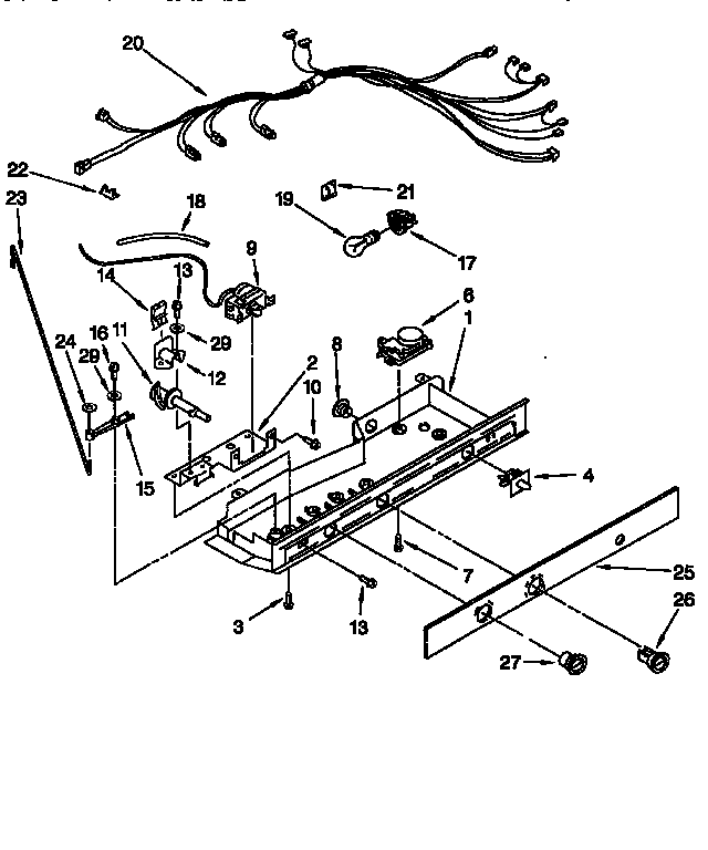 Whirlpool ED25TQXFN00 control diagram