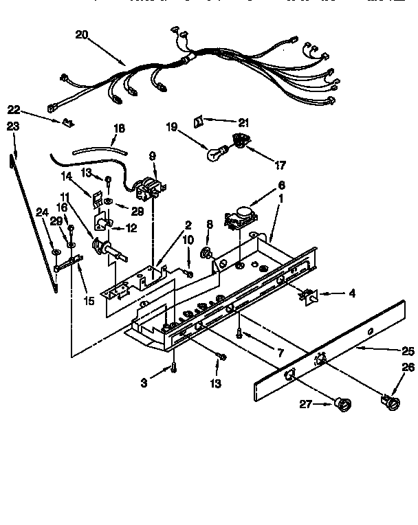 Whirlpool ED27PQXFW00 control diagram