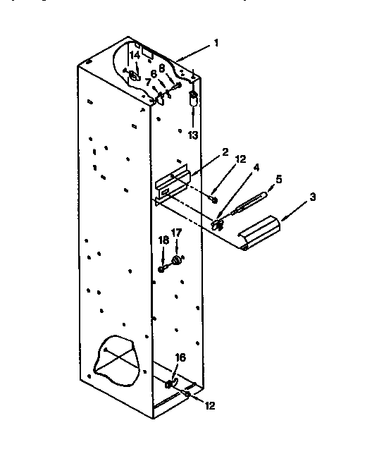 Thermador TSS42QBB00 freezer liner diagram