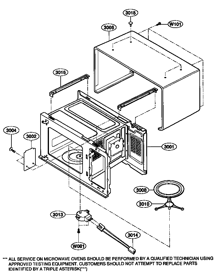 Kenmore 72168100790 oven cavity diagram