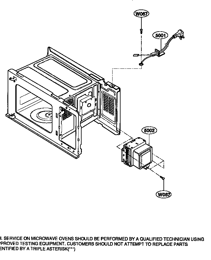 Kenmore 72168100790 oven interior diagram