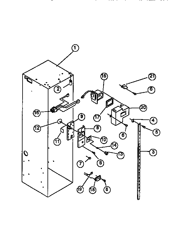 Viking Range VCSB480 refrigerator liner diagram