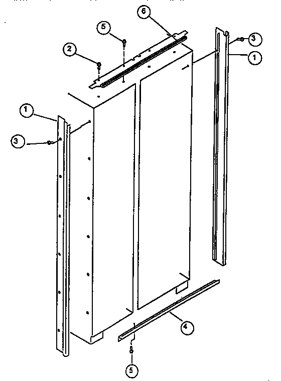 Viking Range VCSB420 cabinet trim diagram