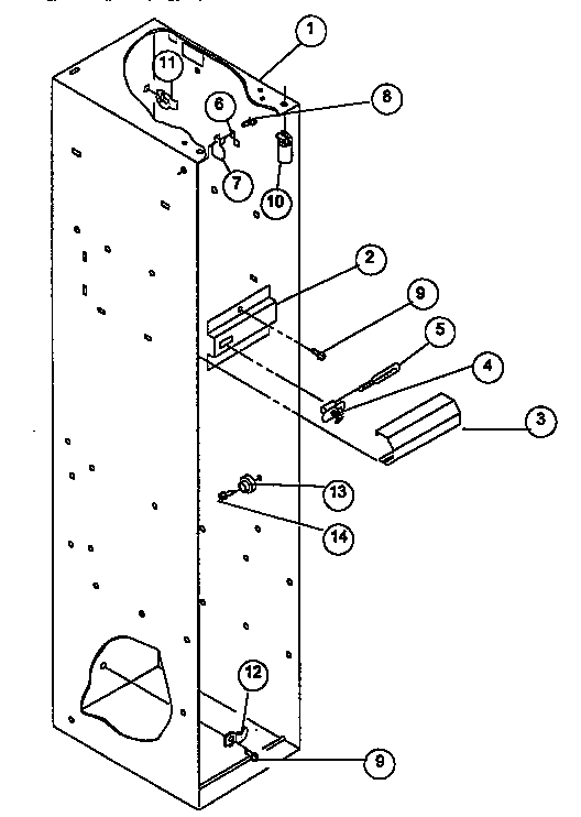 Viking Range VCSB420 freezer liner diagram