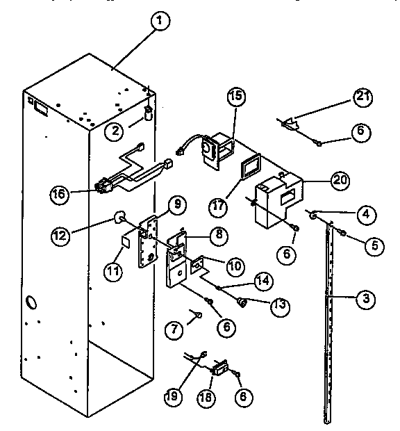 Viking Range VCSB420 refrigerator liner diagram