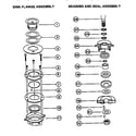Viking Range VBHW1010 flange and bearing diagram