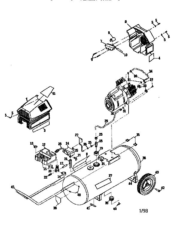Craftsman 919165330 air compressor diagram