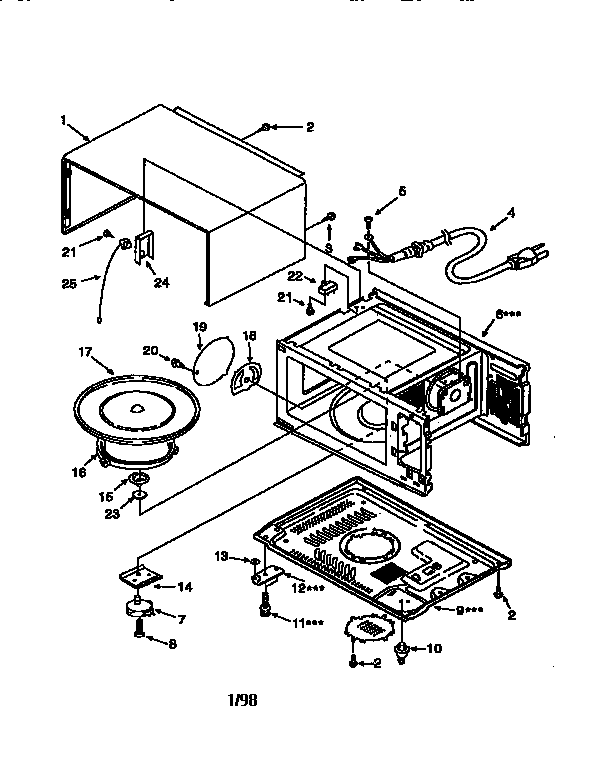 Kenmore 56568480790 cabinet diagram