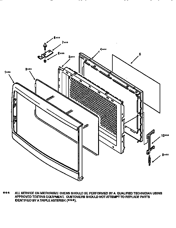 Kenmore 56568480790 door diagram