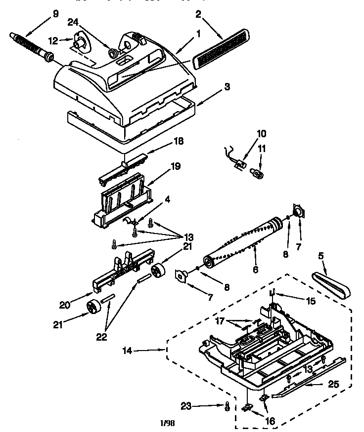 Kenmore 11638149791 nozzle diagram