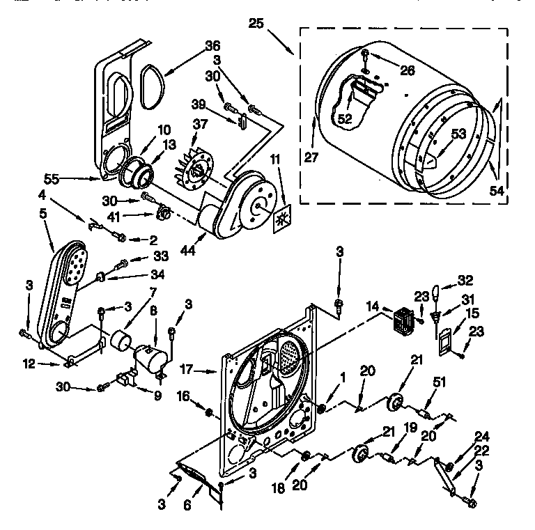 Kenmore 11076722694 bulkhead diagram