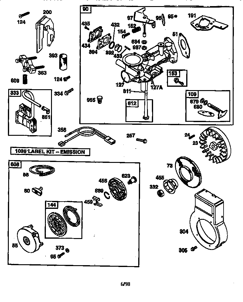 Craftsman 917292381 carburetor assembly diagram