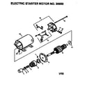Craftsman 536270112 electric starter motor no. 36680 diagram