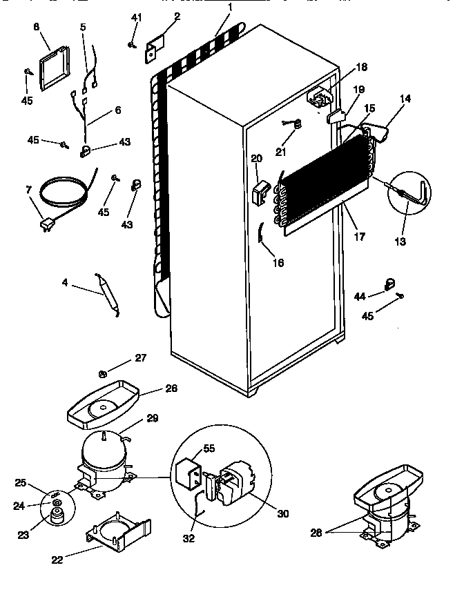 Kenmore 25338644890 unit parts diagram