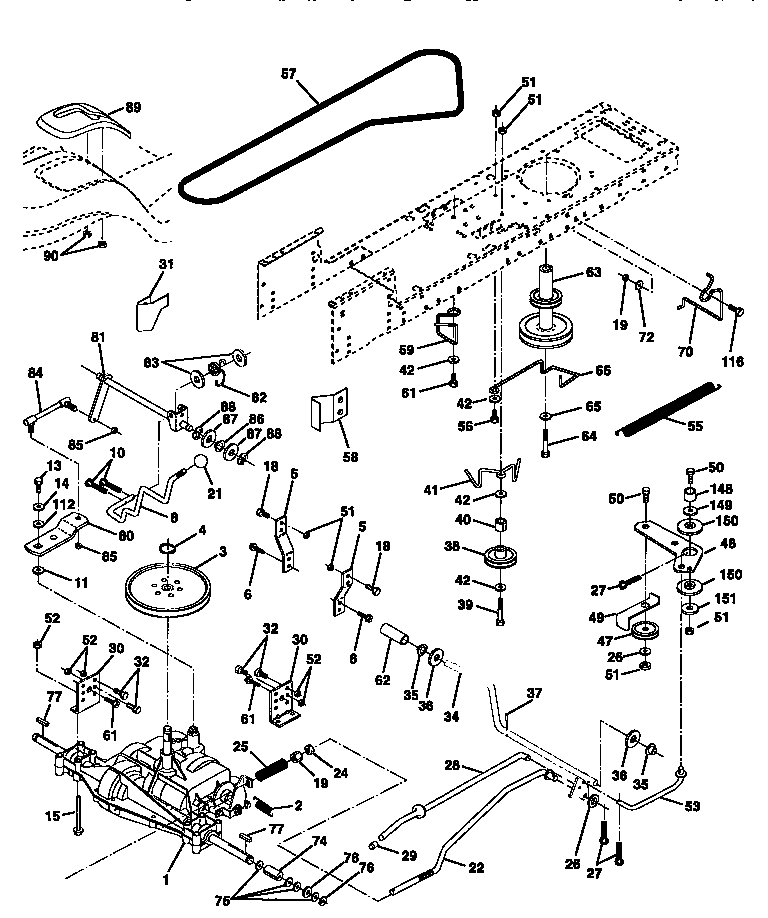 Craftsman 917258523 drive diagram