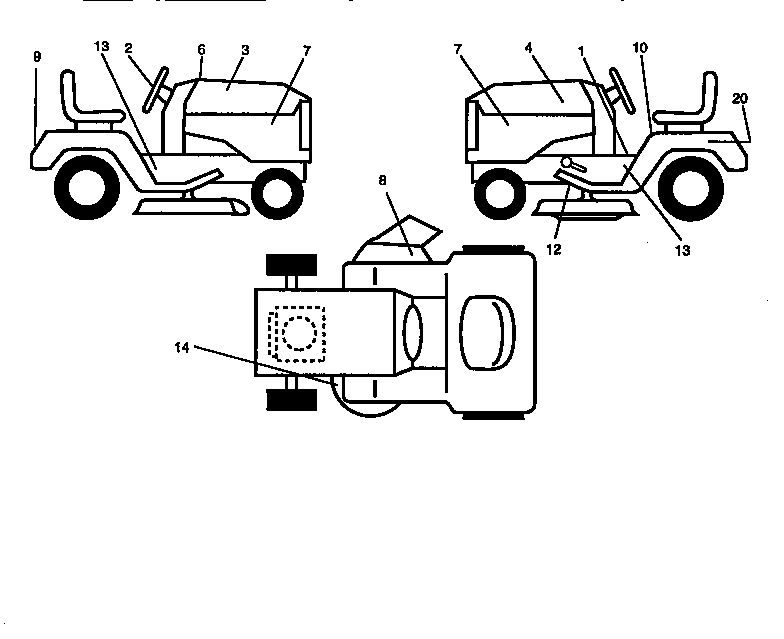 Craftsman 917258523 decals diagram