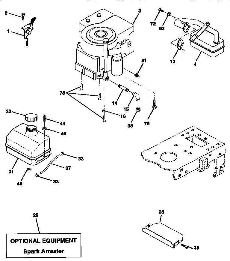 Craftsman 917258523 engine diagram