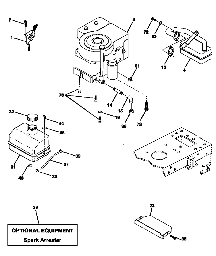 Craftsman 917270510 engine diagram