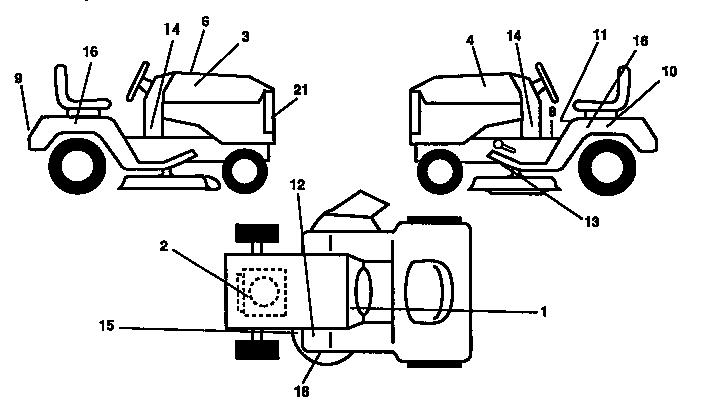 Craftsman 917270510 decals diagram