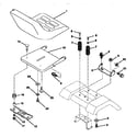 Craftsman 917258524 seat assembly diagram