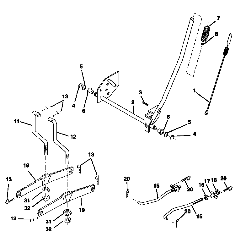 Craftsman 917258516 lift diagram