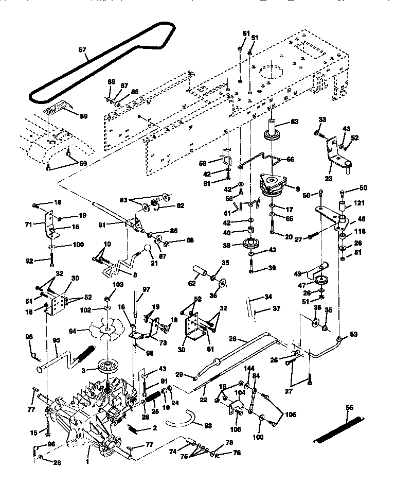 Craftsman 917258694 drive diagram