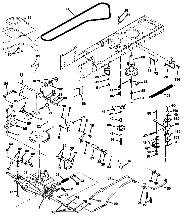 Craftsman 917271010 drive diagram