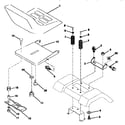 Craftsman 917271010 seat assembly diagram