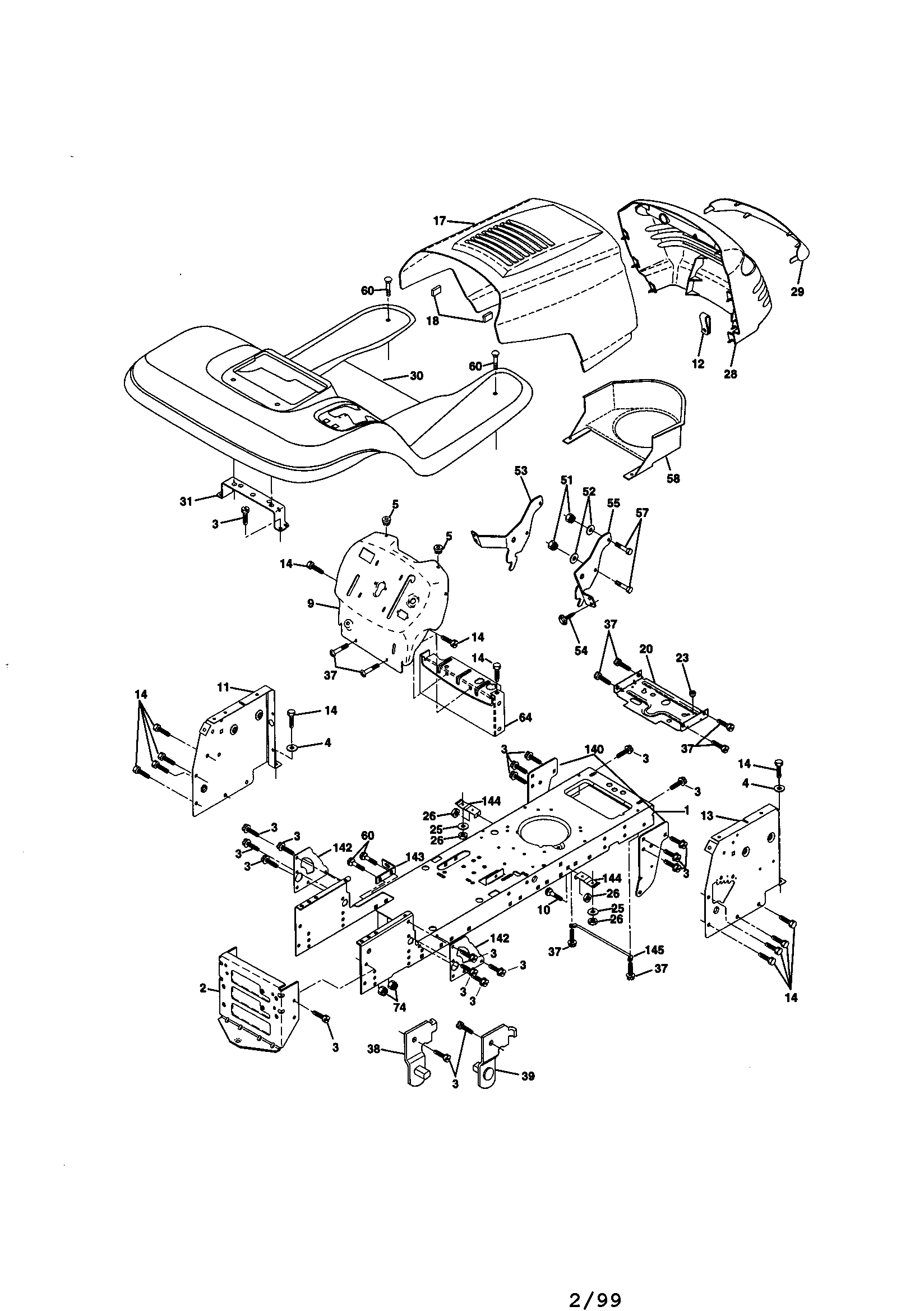 Craftsman 917270810 chassis and enclosures diagram