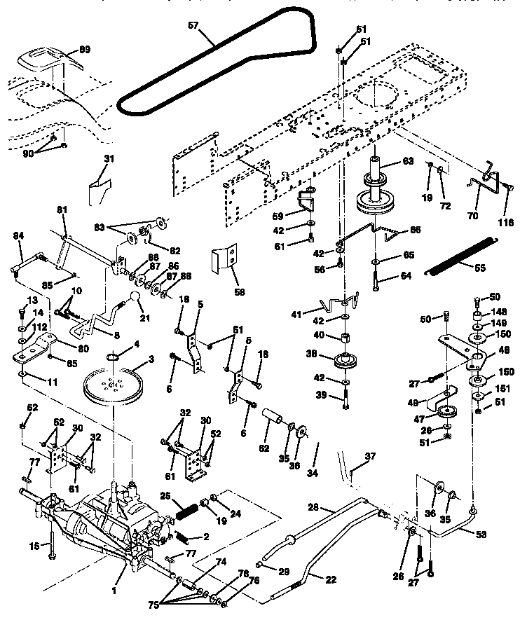 Craftsman 917270810 drive diagram