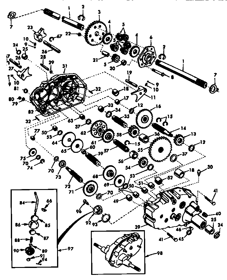 Craftsman 917258904 transaxle diagram