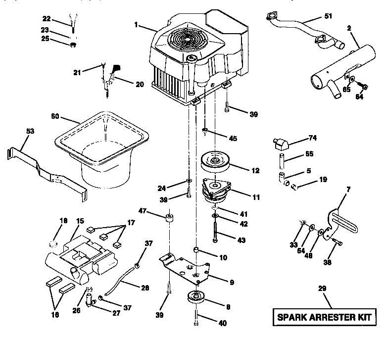 Craftsman 917258962 engine diagram