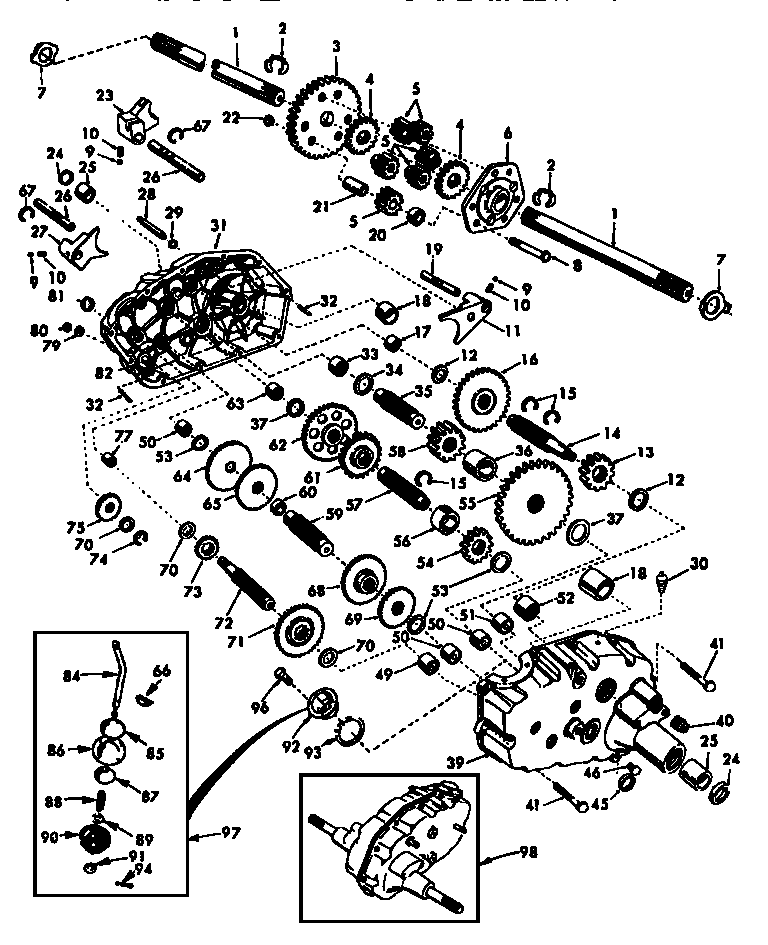 Craftsman 917258962 transaxle diagram