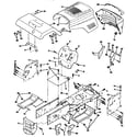 Craftsman 917270621 chassis and enclosures diagram