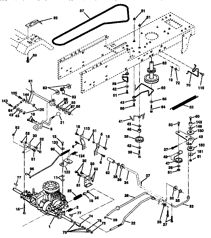 Craftsman 917270621 ground drive diagram