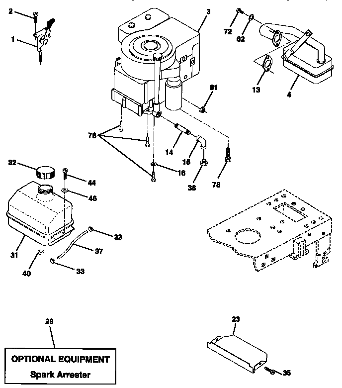 Craftsman 917270621 engine diagram