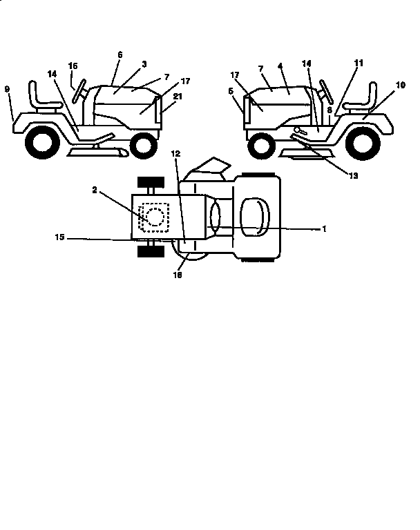 Craftsman 917258113 decals diagram