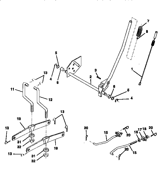 Craftsman 917258113 lift diagram