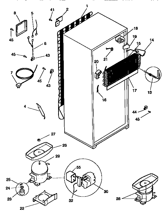 Kenmore 25338670890 unit parts diagram