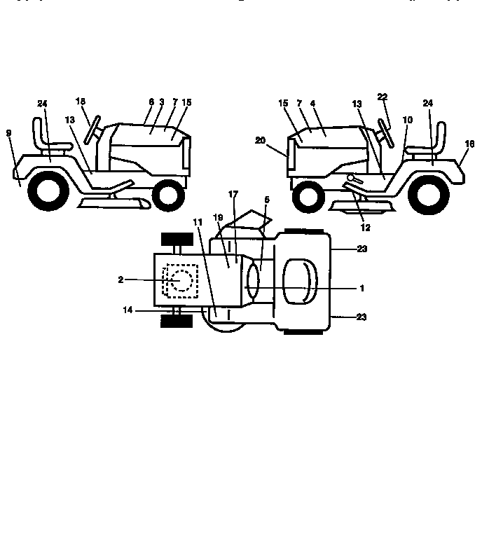 Craftsman 917258913 decals diagram