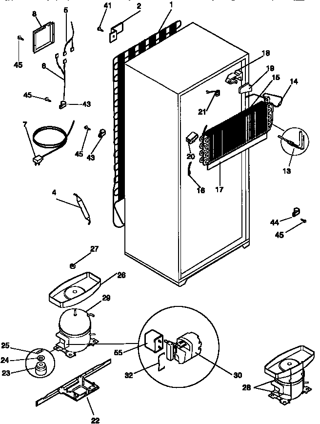 Kenmore 25369800890 unit parts diagram