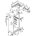 Kenmore 2539363003 cabinet parts diagram