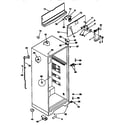 Kenmore 25336809890 cabinet parts diagram