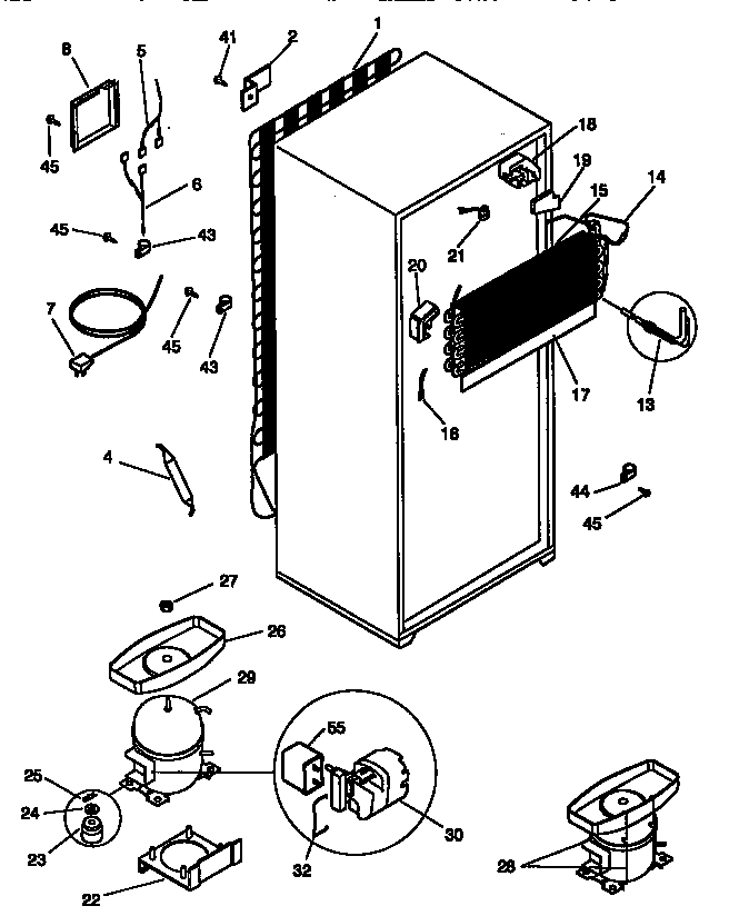 Kenmore 25336801890 unit parts diagram