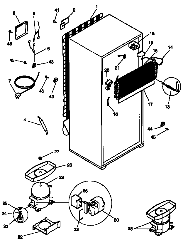 Kenmore 25336800890 unit parts diagram