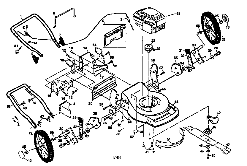 Craftsman 917377550 main frame diagram