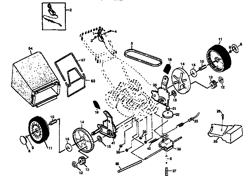 Craftsman 91737755A drive assembly diagram